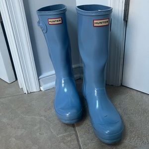 Blue Tall Hunter Boots